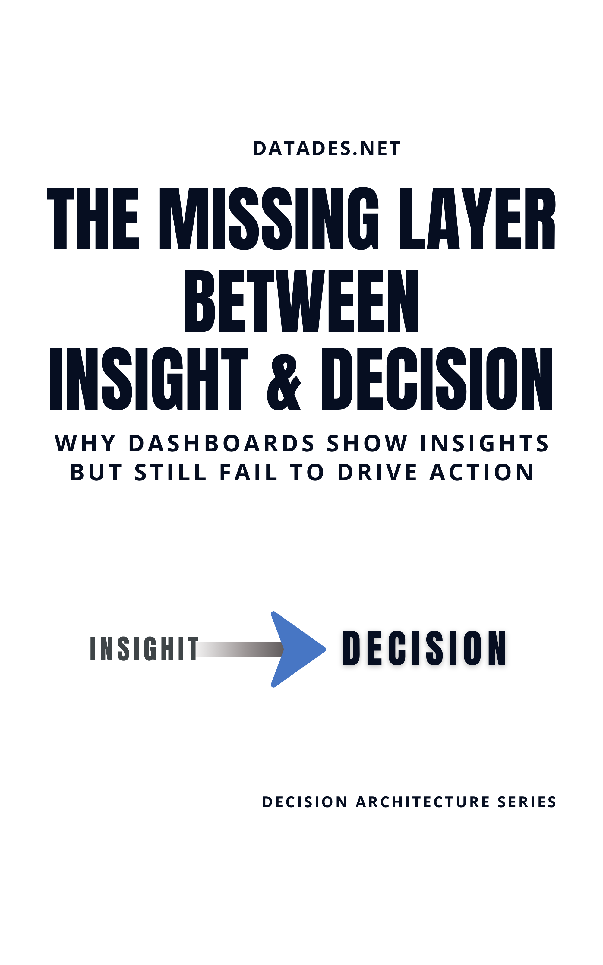 The Missing Layer Between Insight and Decision White Paper cover