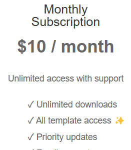 Monthly Subscription